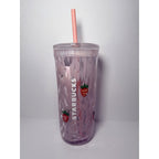 Starbucks 2026 Summer Collection Strawberry Cup Bundle — Set of 2 NWT