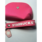Starbucks Pink Keychain Pouch with Strap