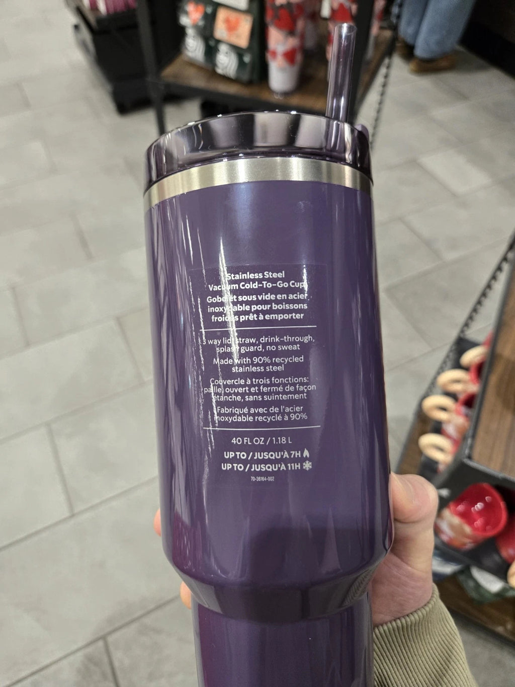Stanley + Starbucks Plum Dark Purple Tumbler 40oz 2026 Target Exclusive