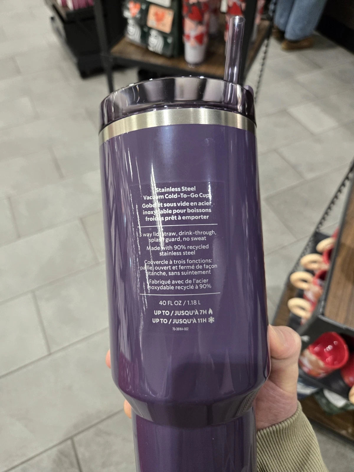 Stanley + Starbucks Plum Dark Purple Tumbler 40oz 2026 Target Exclusive
