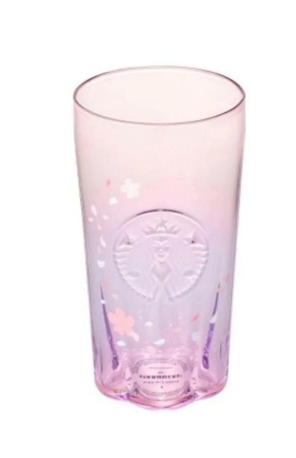 Starbucks Korea 2026 Cherry Blossom Blooming Cat Glass Cold Cup 500ml Limited