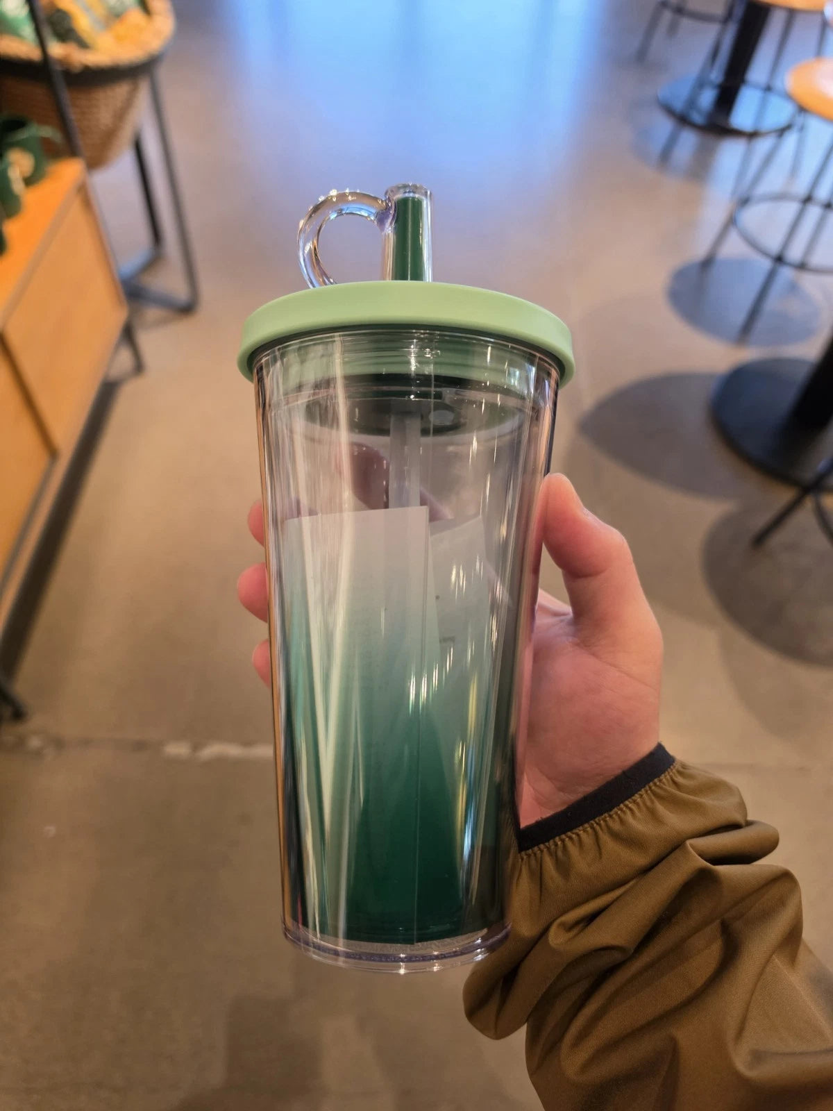 Starbucks Road Trip Collection Cold Cup aqua hue 16 oz