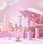 Starbucks Korea 2026 Cherry Blossom Blooming Cat Glass Cold Cup 500ml Limited