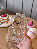 2026 New Starbucks Bearista Bear Cup Tumblers Strawberry Topper Baseball cap hot