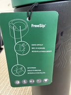 Starbucks x Owala FreeSip 24oz Black Green Insulated Bottle New w/ Tags