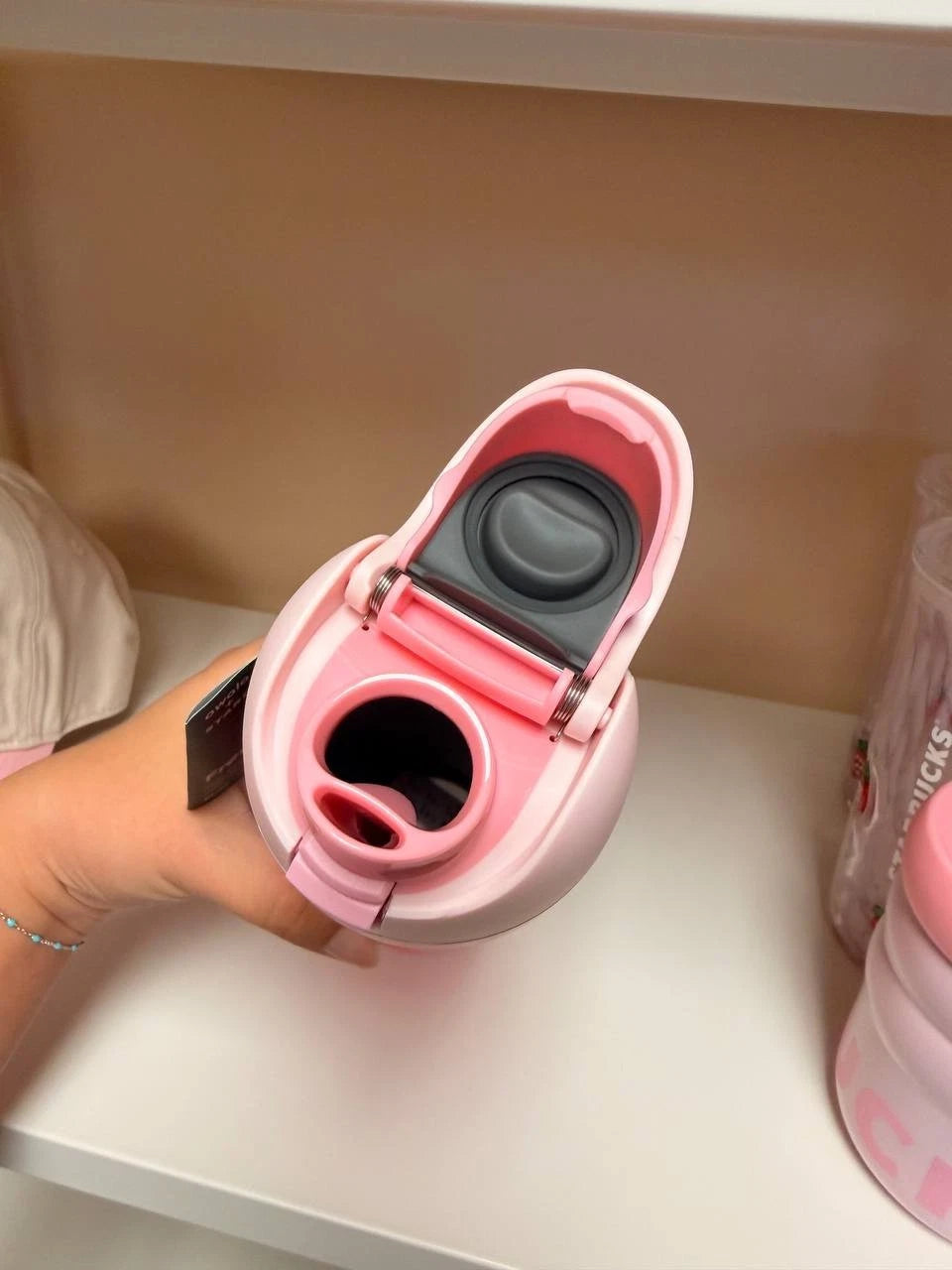 Starbucks Pink Vibes Owala FreeShip Water Bottle Pink New Collection Cute Cup