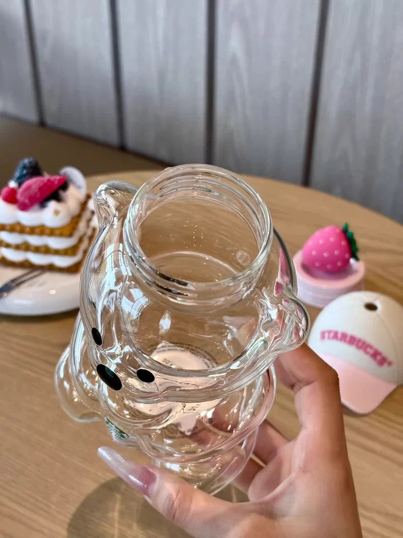 2026 New Starbucks Bearista Bear Cup Tumblers Strawberry Topper Baseball cap hot