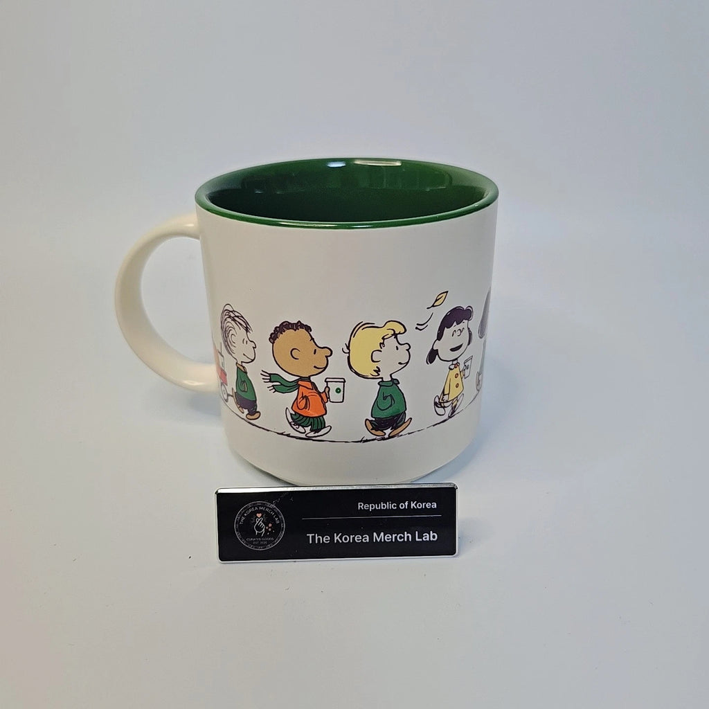 Starbucks Korea 2026 Peanuts Snoopy Mug Cup MD Pumpkin 414ml 14oz Authentic
