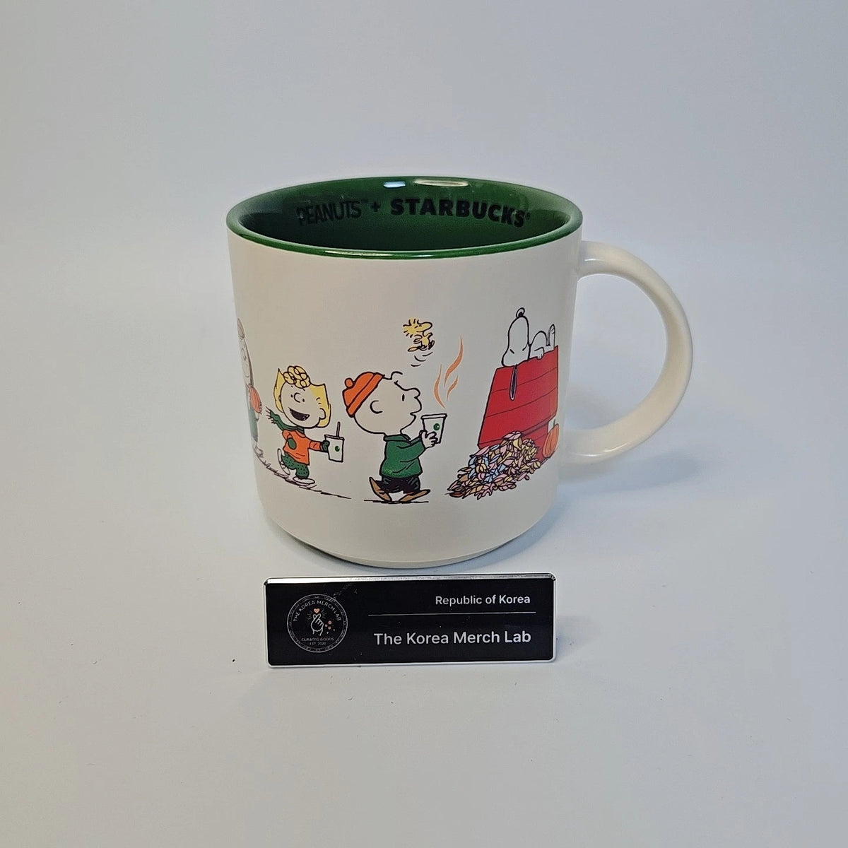 Starbucks Korea 2026 Peanuts Snoopy Mug Cup MD Pumpkin 414ml 14oz Authentic