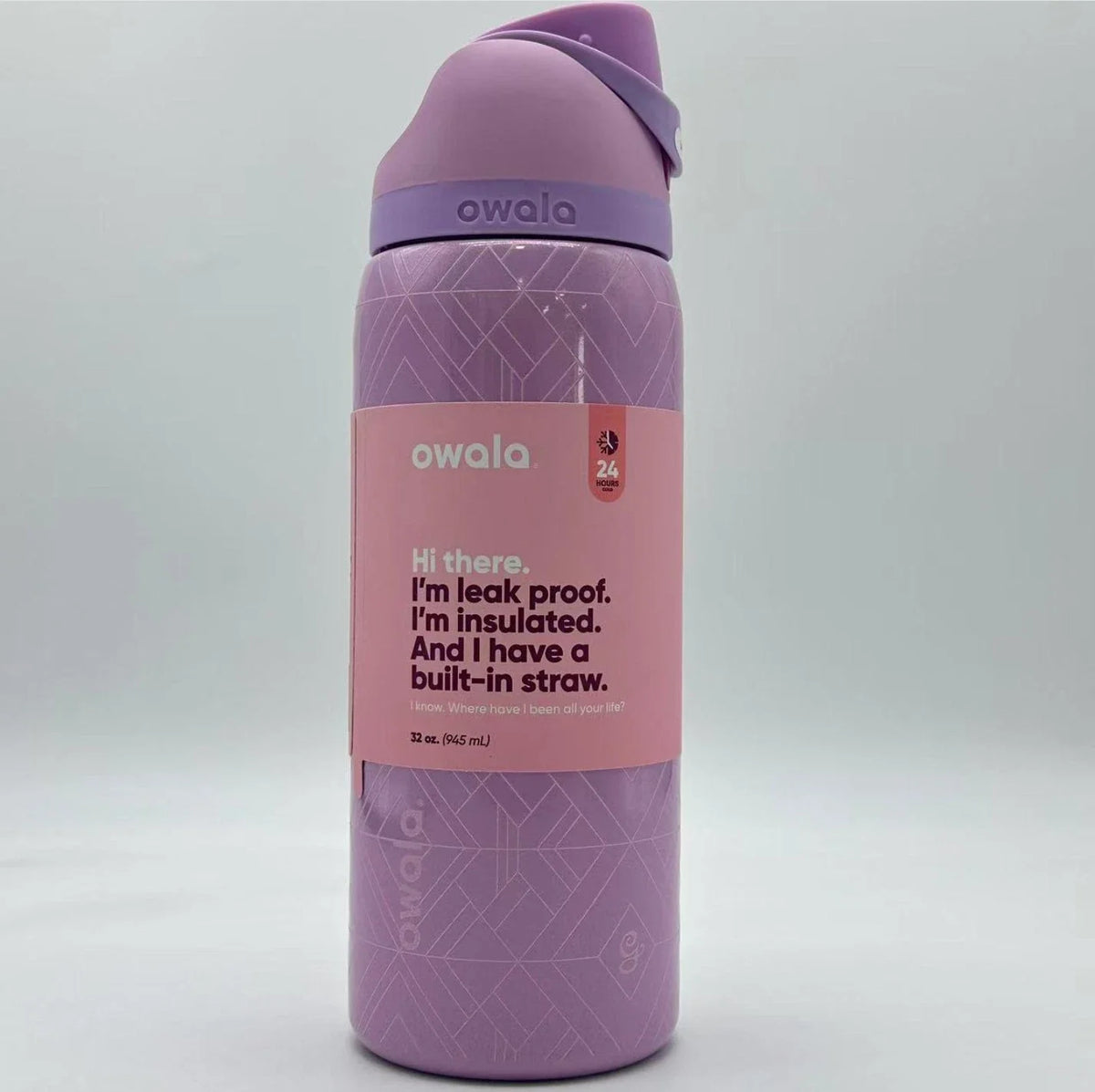 pink Owala Wicked For Good Elphaba 32oz Freesip Water Bottle FreeShipp
