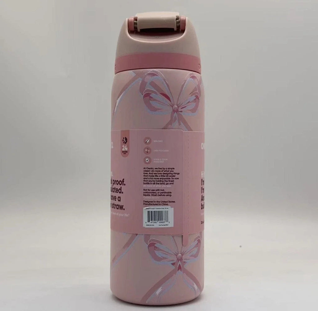 Owala Sugar Plum Fairy 32oz FreeSip Water Bottle Holiday Edition