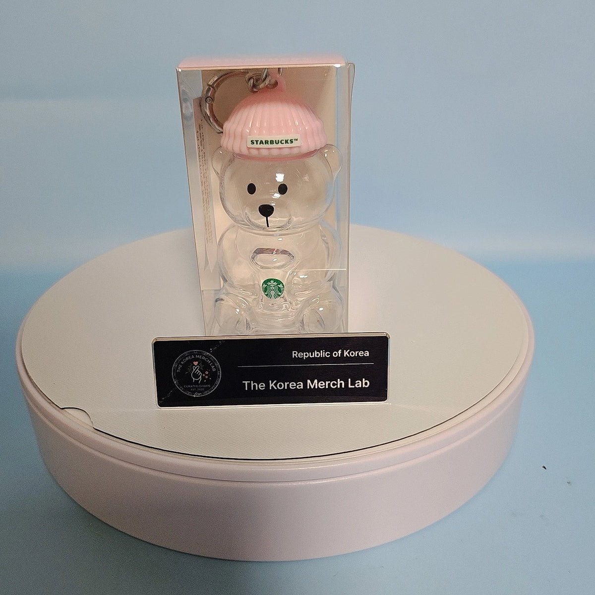 Starbucks Korea Bearista Miniature Keychain Keyring 2 Types Pink Green MD