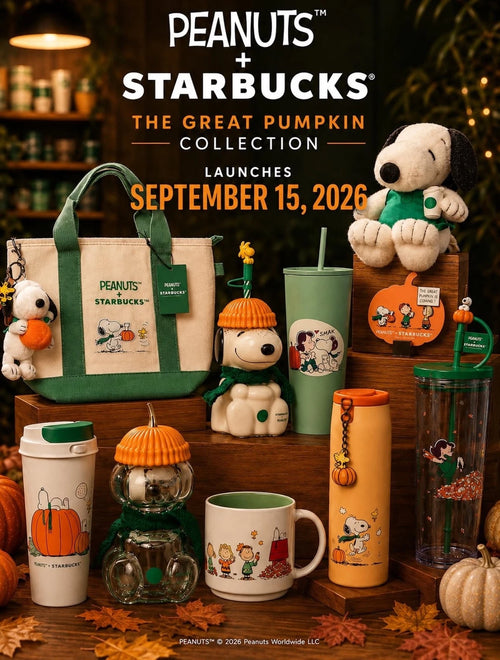 Starbucks x Peanuts Limited Edition The Great Pumpkin Collection US SELLER
