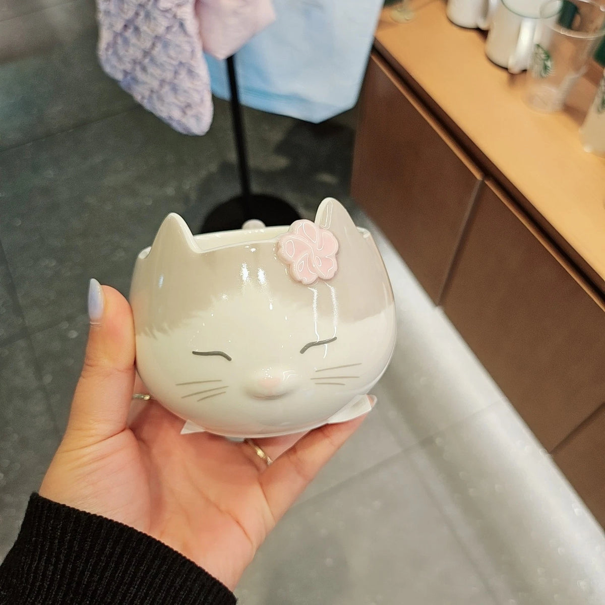 Starbucks Korea 2026 Cherry Blossom MD Blooming Cat Mug 237ml